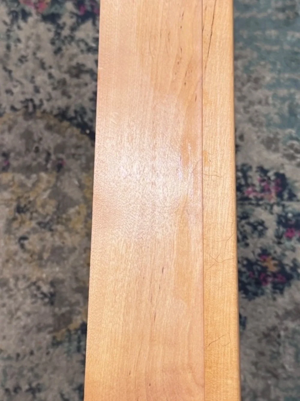 Wooden Hangable Mantle Clock in Beachwood From German Clockmaker Junghans